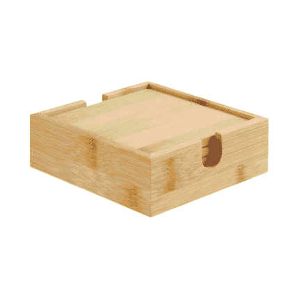 Valibona Square Bamboo Coasters 1