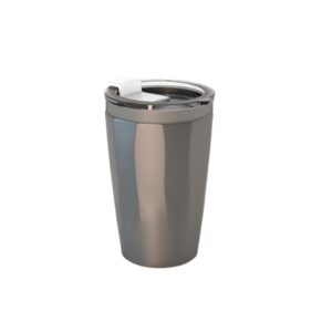 Clear double wall tumbler with lid and straw