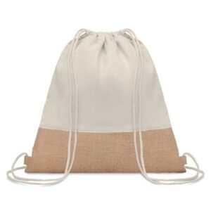 Nohri Recycled Cotton Jute Drawstring Bag