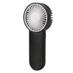 Portable Kooser hand fan with stand for desk use