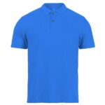 Men's RPET polo shirt in recycled polyester