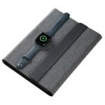 Laptop power bank notebook with MagSafe charging and metal pen