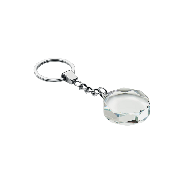 Prestig - Glass Round Award Keyring 1 Prestig Glass Keyring Top Performer Award