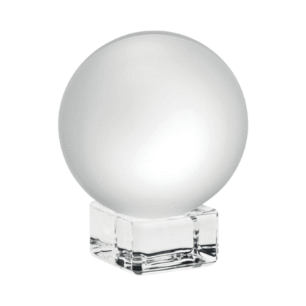 Executive Recognition Award Glass Trophy with Base