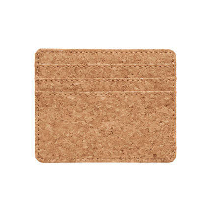 Slim minimalist cork RFID cardholder