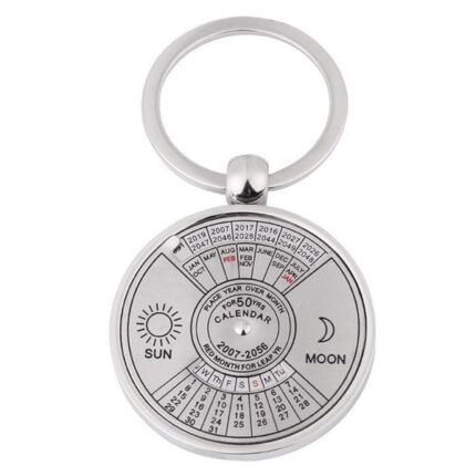 zinou perpetual calendar keychain