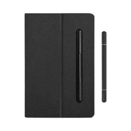 Modern notebook with phone holder