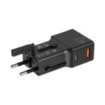 Dual-port USB-C USB-A charger
