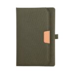 Taron eco friendly A5 notebook with pen holder
