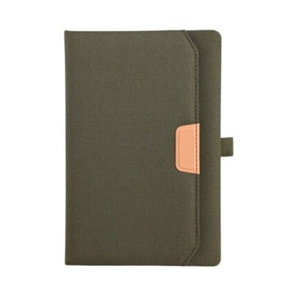 Taron eco friendly A5 notebook with pen holder