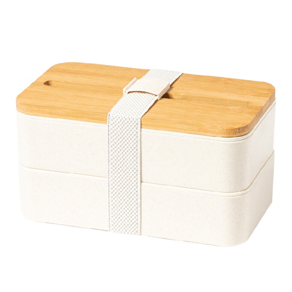 Wheat Lunch Set With Phone Holder