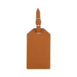Luxury leather luggage tag gift