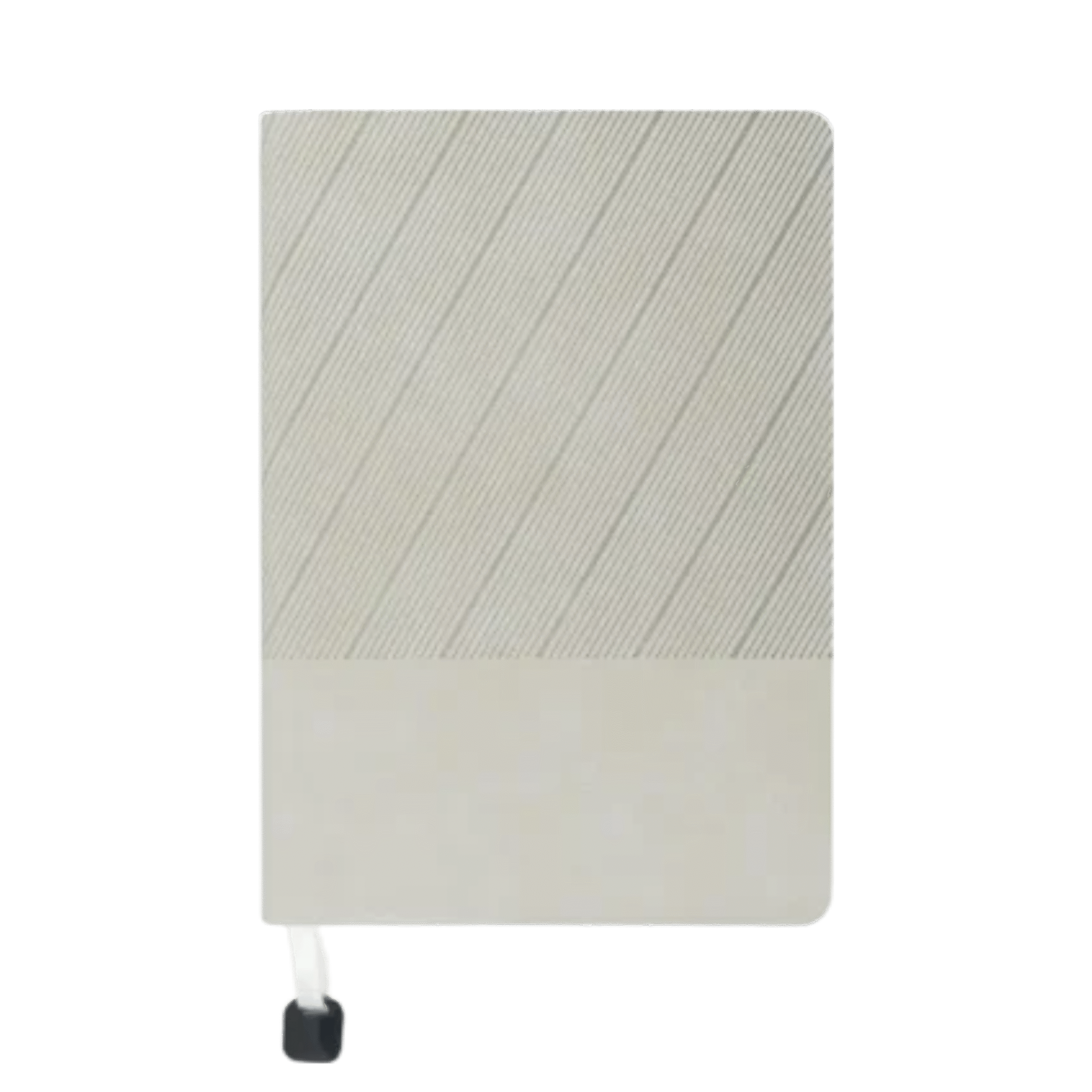 Plush - Soft PU A5 notebook with metal plate 1 PU leather A5 notebook for executive use