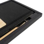 rPET and bamboo notebook with pen gift set