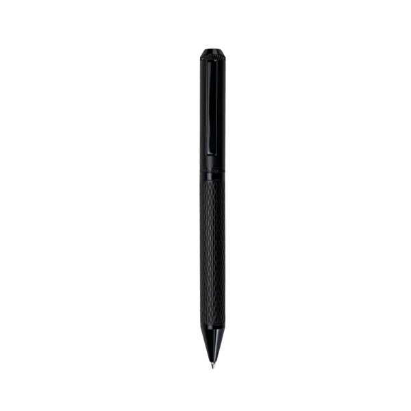 facet-diamond-texture-metal-pen Diamond textured barrel metal pen for corporate branding