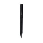 Helix spiral black metal pen with premium finish