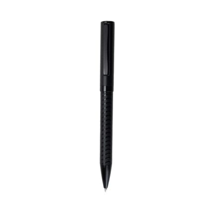 Helix spiral black metal pen with premium finish