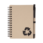 Recycled kraft paper notepad set