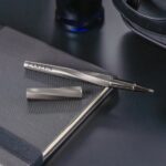 Luxury rollerball pen in PU leather box