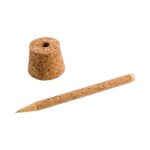 Eco neutral cork pen with bamboo tip