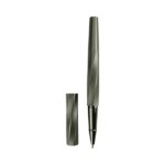 Swirl design metal rollerball pen