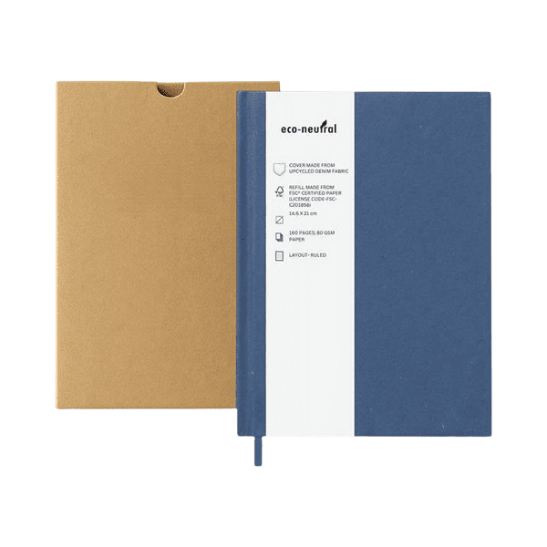 texture-a5-denim-cover-notebook Texture A5 notebook with recycled denim cover