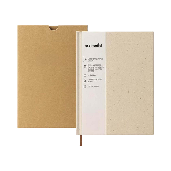 verde-a5-lemongrass-cover-notebook Verde A5 notebook with lemongrass cover