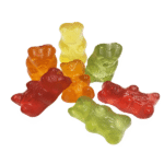 Soft and chewy fruit jelly