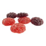 Assorted fruit-flavored jelly candies