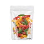 Fruit-flavored chewy candies in compact packaging