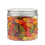 mixed fruit jellies jar