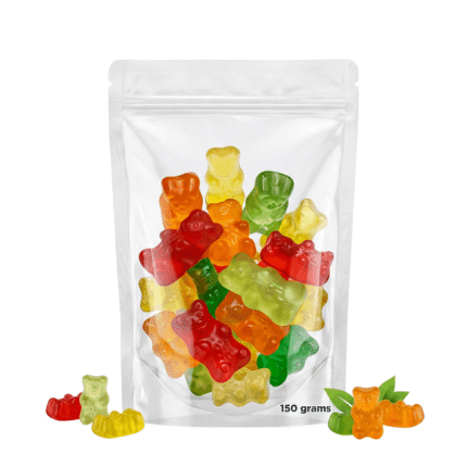 Soft and chewy fruit jelly candies
